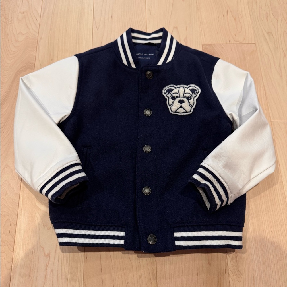 Janie and Jack Varsity Bomber Jacket size 2T
